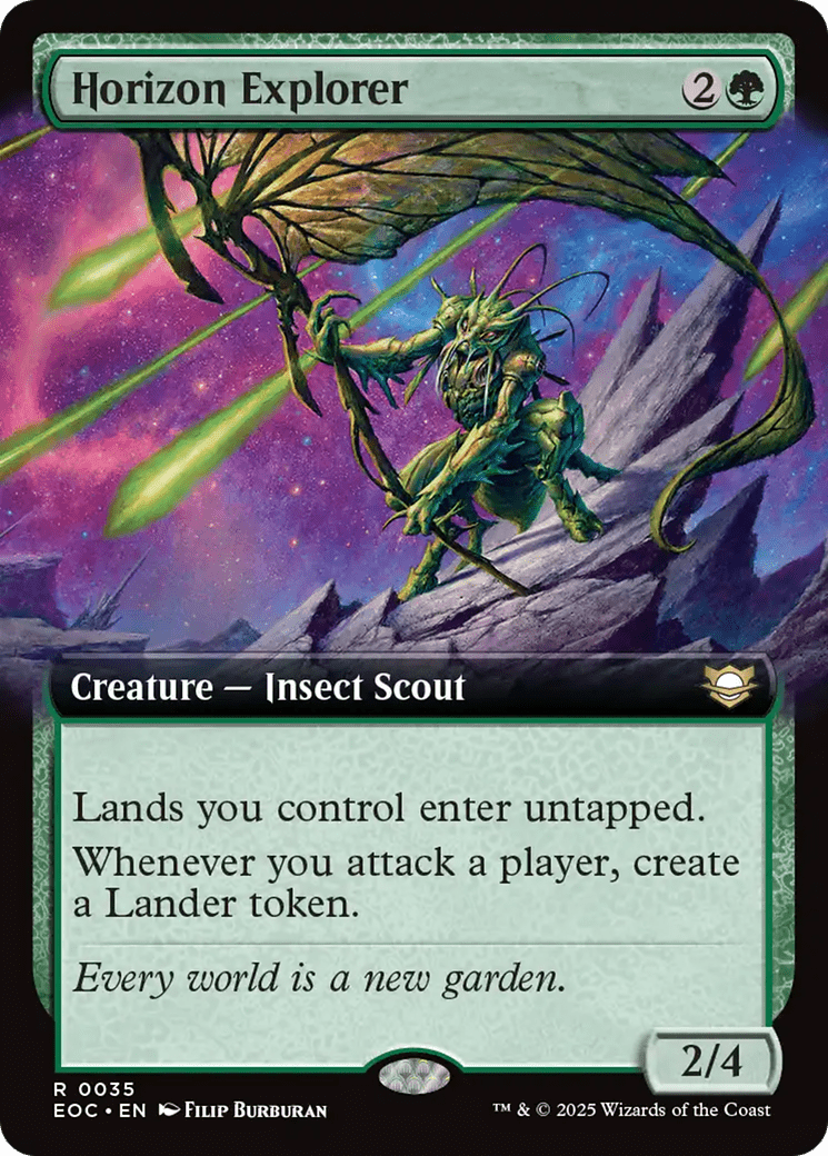 Horizon Explorer (Extended Art) [Edge of Eternities Commander] MTG Single Magic: The Gathering  | Multizone: Comics And Games
