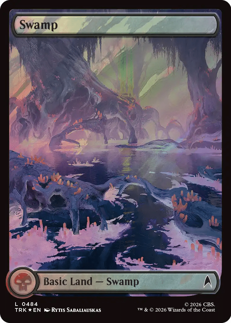 Swamp (0484) (Surge Foil) [Star Trek] MTG Single Magic: The Gathering  | Multizone: Comics And Games