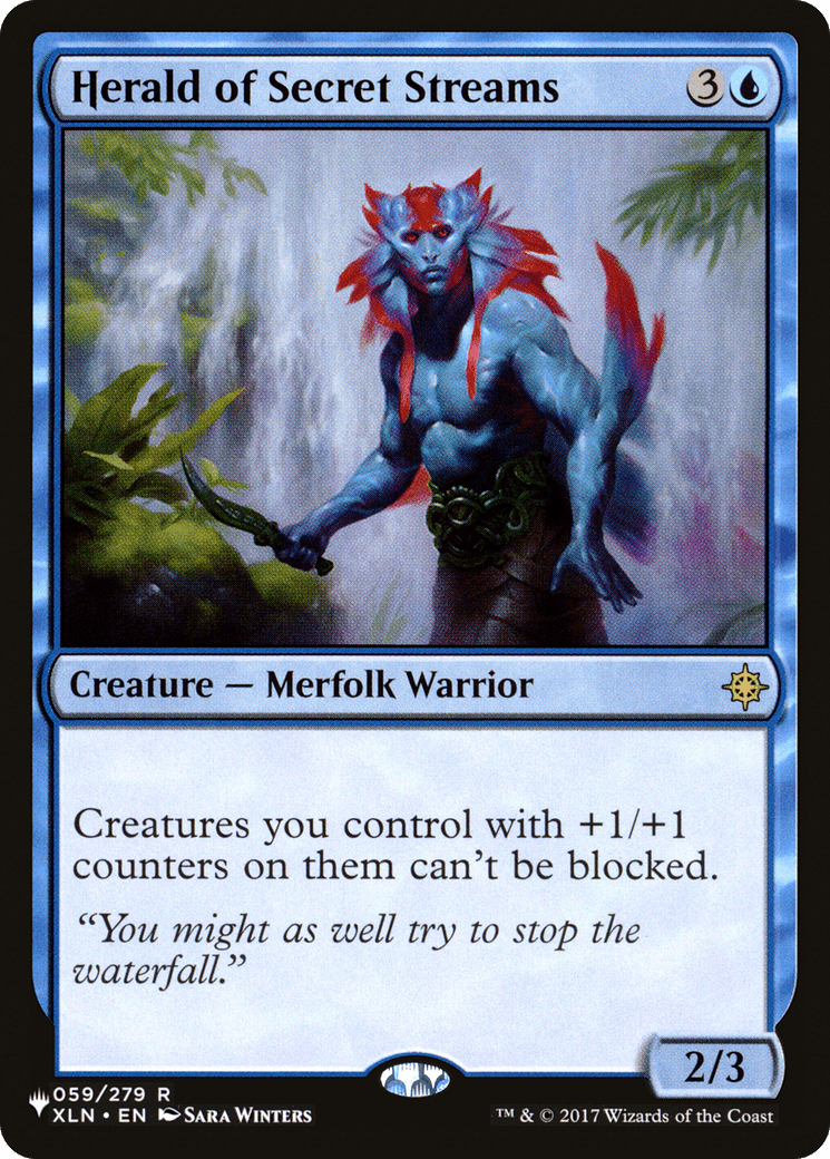 Herald of Secret Streams [The List] MTG Single Magic: The Gathering  | Multizone: Comics And Games