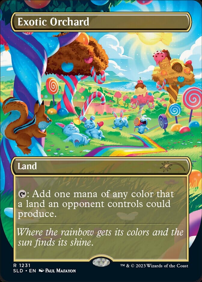 Exotic Orchard (Borderless) [Secret Lair Drop Series] MTG Single Magic: The Gathering  | Multizone: Comics And Games