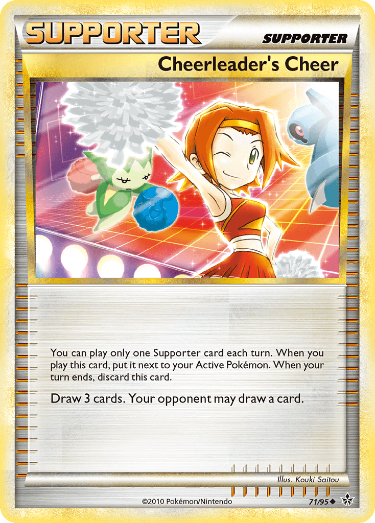 Cheerleader's Cheer (71/95) [HeartGold & SoulSilver: Unleashed] Pokemon Single Pokémon  | Multizone: Comics And Games