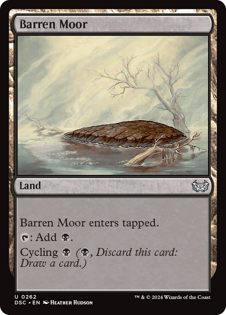 Barren Moor [Duskmourn: House of Horror Commander] MTG Single Magic: The Gathering  | Multizone: Comics And Games