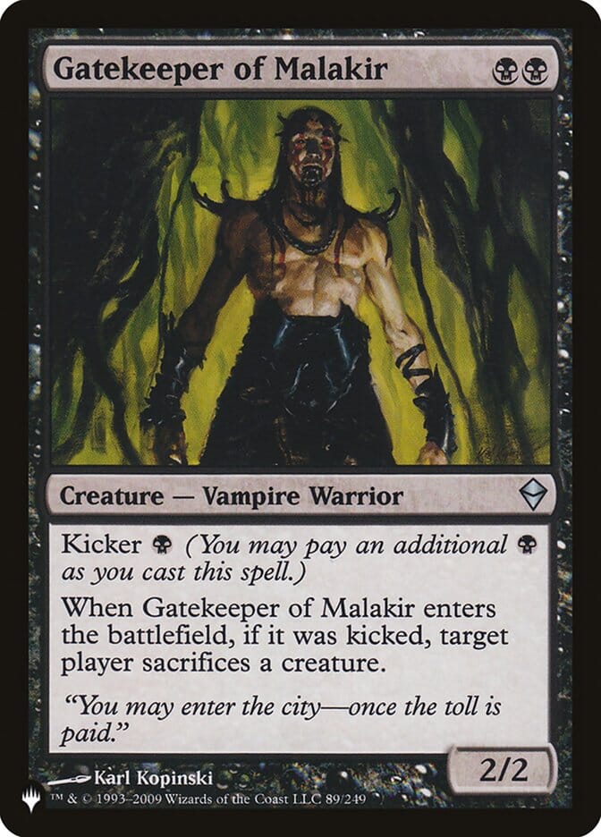 Gatekeeper of Malakir [The List] MTG Single Magic: The Gathering  | Multizone: Comics And Games