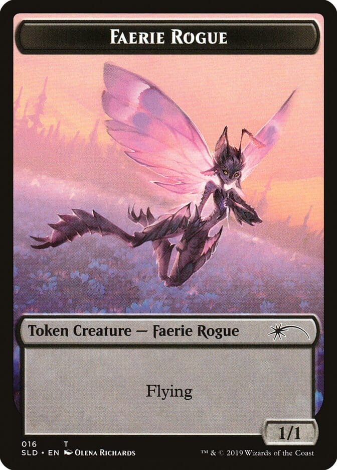 Faerie Rogue Token (016) [Secret Lair Drop Series] MTG Single Magic: The Gathering  | Multizone: Comics And Games