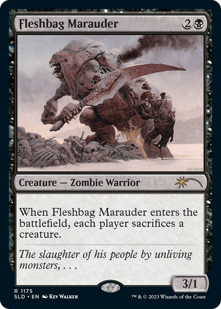 Fleshbag Marauder [Secret Lair Drop Series] MTG Single Magic: The Gathering  | Multizone: Comics And Games