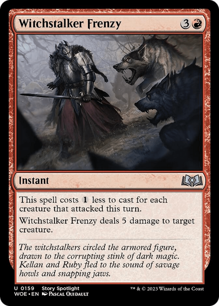 Witchstalker Frenzy [Wilds of Eldraine] MTG Single Magic: The Gathering  | Multizone: Comics And Games