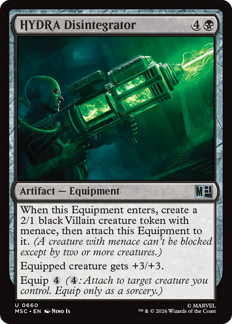 HYDRA Disintegrator [Marvel Super Heroes Commander] MTG Single Magic: The Gathering  | Multizone: Comics And Games