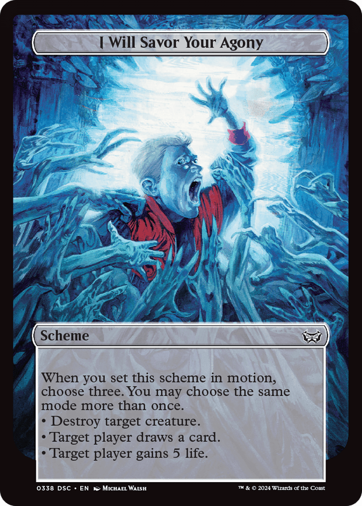 I Will Savor Your Agony (Full Art) [Duskmourn: Archenemy] MTG Single Magic: The Gathering  | Multizone: Comics And Games