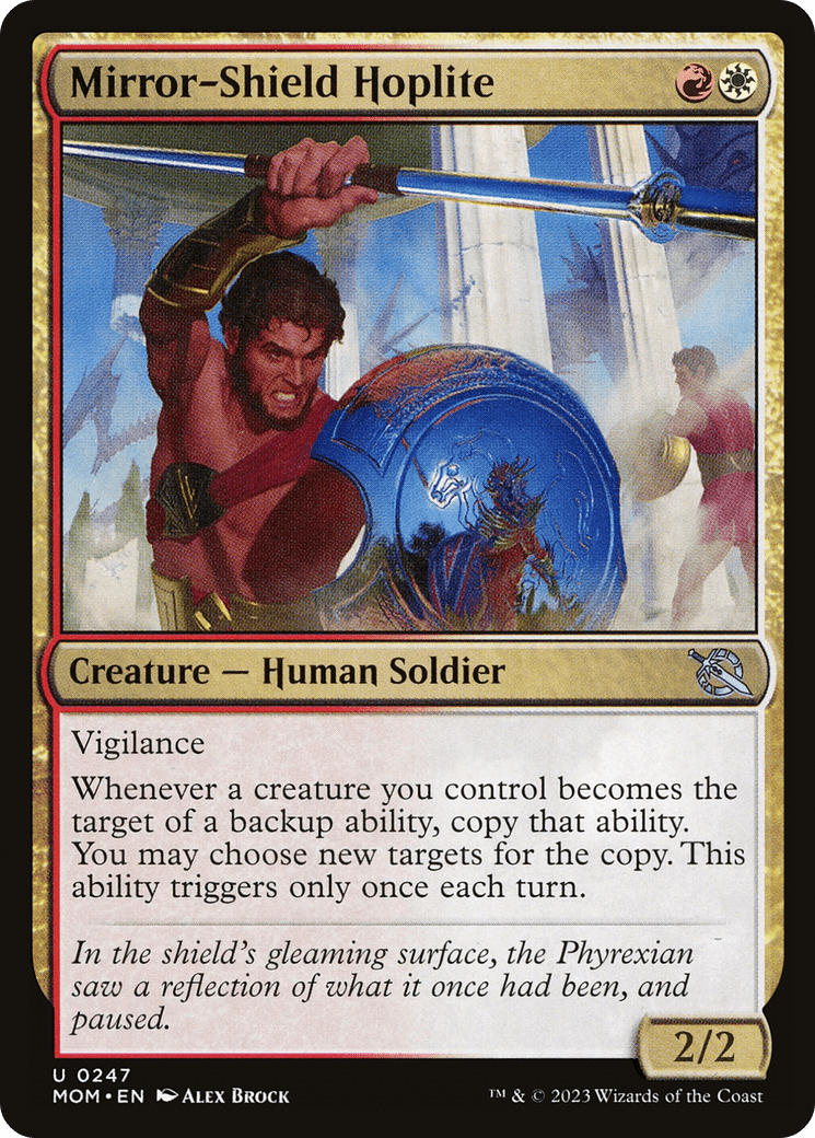 Mirror-Shield Hoplite [March of the Machine] MTG Single Magic: The Gathering  | Multizone: Comics And Games