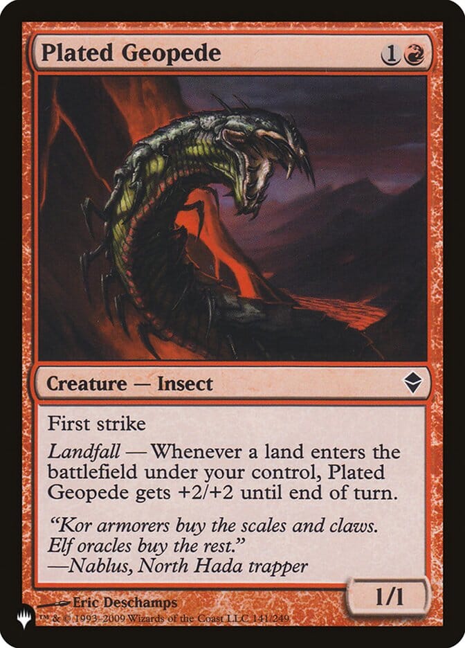 Plated Geopede [The List] MTG Single Magic: The Gathering  | Multizone: Comics And Games
