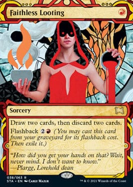 Faithless Looting (Foil Etched) [Strixhaven: Mystical Archive] MTG Single Magic: The Gathering  | Multizone: Comics And Games