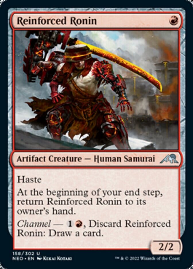 Reinforced Ronin [Kamigawa: Neon Dynasty] MTG Single Magic: The Gathering  | Multizone: Comics And Games