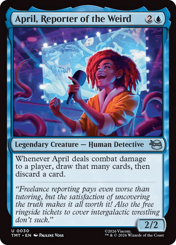 April, Reporter of the Weird [Teenage Mutant Ninja Turtles] MTG Single Magic: The Gathering  | Multizone: Comics And Games