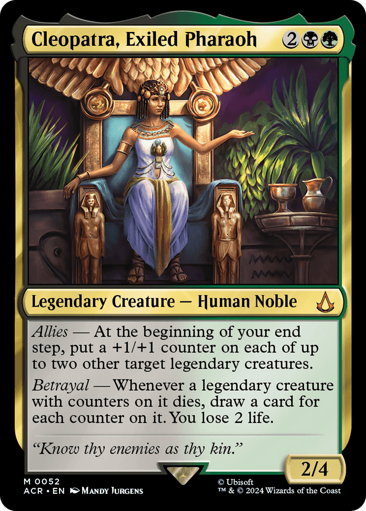 Cleopatra, Exiled Pharaoh [Assassin's Creed] MTG Single Magic: The Gathering  | Multizone: Comics And Games