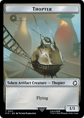 Treasure (0018) // Thopter Double-Sided Token [Fallout Tokens] MTG Single Magic: The Gathering  | Multizone: Comics And Games