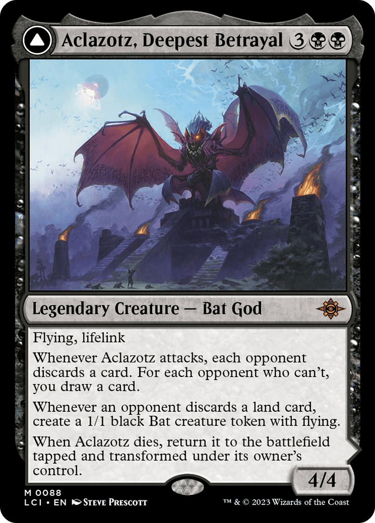 Aclazotz, Deepest Betrayal // Temple of the Dead [The Lost Caverns of Ixalan] MTG Single Magic: The Gathering  | Multizone: Comics And Games