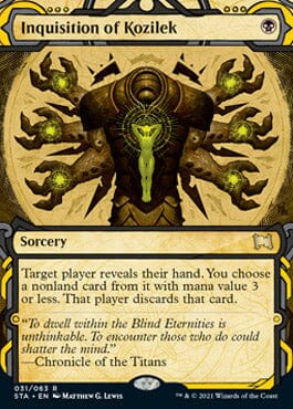 Inquisition of Kozilek (Foil Etched) [Strixhaven: Mystical Archive] MTG Single Magic: The Gathering  | Multizone: Comics And Games