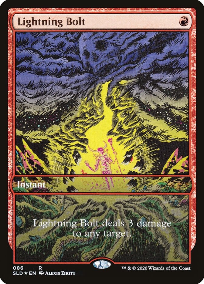 Lightning Bolt (086) [Secret Lair Drop Series] MTG Single Magic: The Gathering  | Multizone: Comics And Games