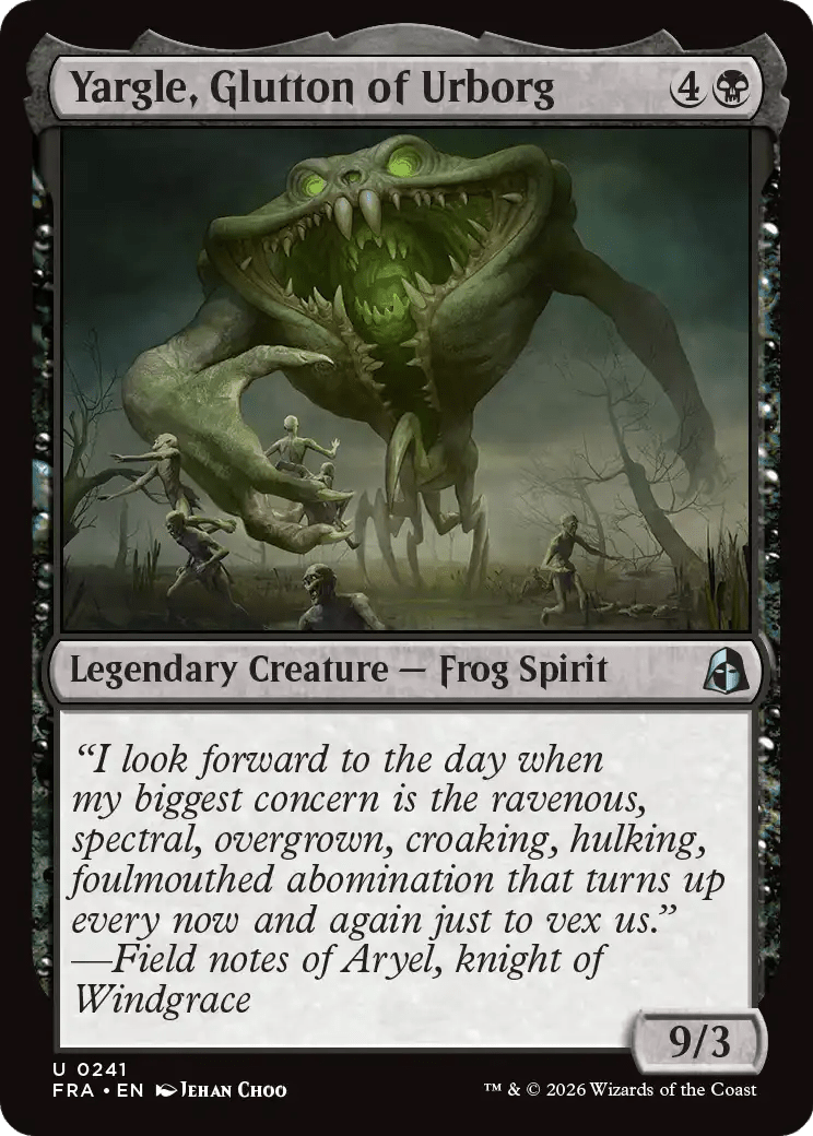 Yargle, Glutton of Urborg [Reality Fracture] MTG Single Magic: The Gathering  | Multizone: Comics And Games