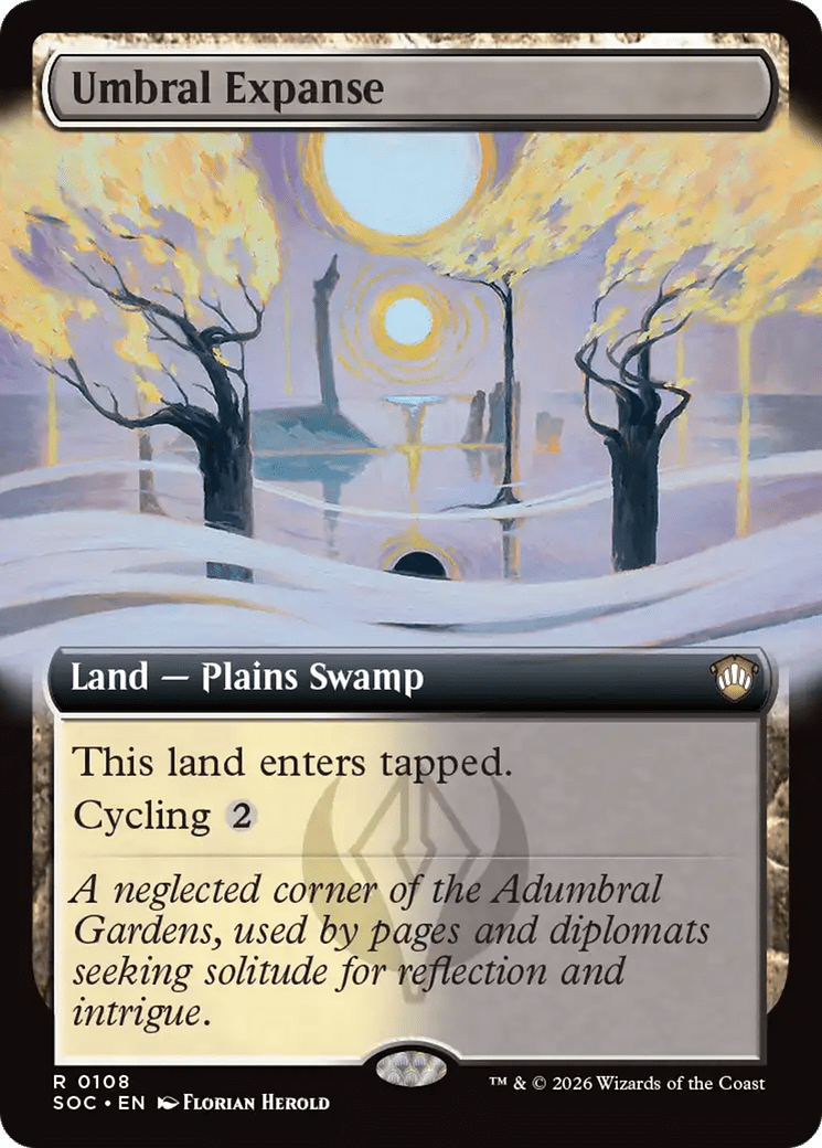 Umbral Expanse (Extended Art) [Secrets of Strixhaven Commander] MTG Single Magic: The Gathering  | Multizone: Comics And Games