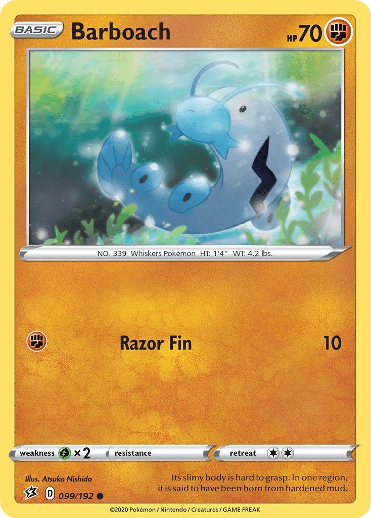 Barboach (099/192) [Sword & Shield: Rebel Clash] Pokemon Single Pokémon  | Multizone: Comics And Games
