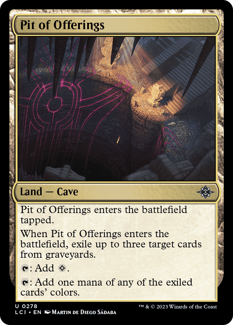 Pit of Offerings [The Lost Caverns of Ixalan] MTG Single Magic: The Gathering  | Multizone: Comics And Games