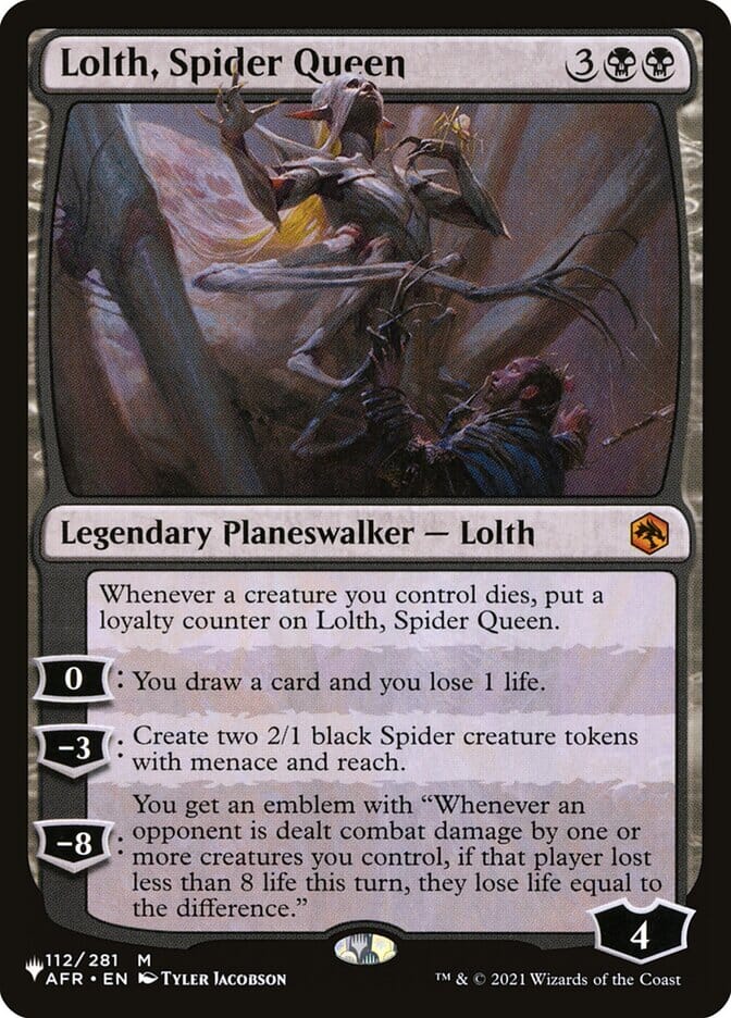 Lolth, Spider Queen [The List] MTG Single Magic: The Gathering  | Multizone: Comics And Games