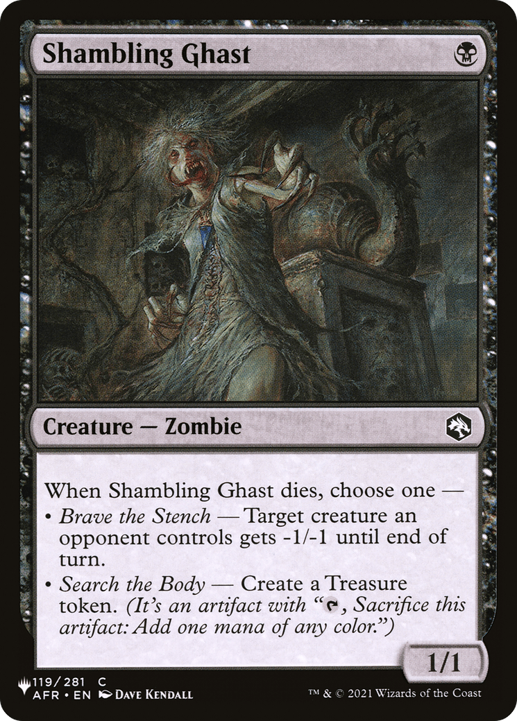 Shambling Ghast [The List] MTG Single Magic: The Gathering  | Multizone: Comics And Games