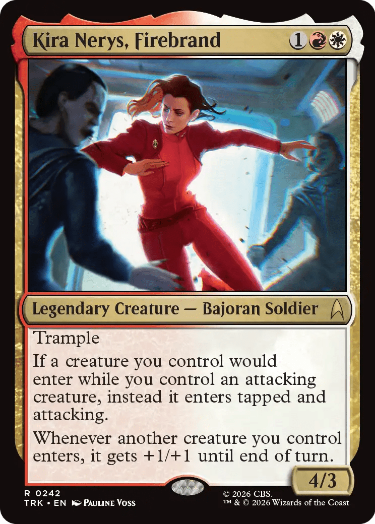 Kira Nerys, Firebrand [Star Trek] MTG Single Magic: The Gathering  | Multizone: Comics And Games