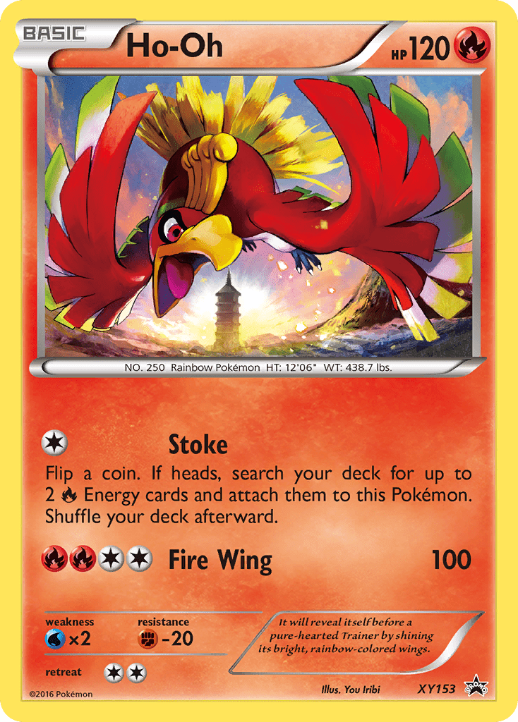 Ho-Oh (XY153) [XY: Black Star Promos] Pokemon Single Pokémon  | Multizone: Comics And Games