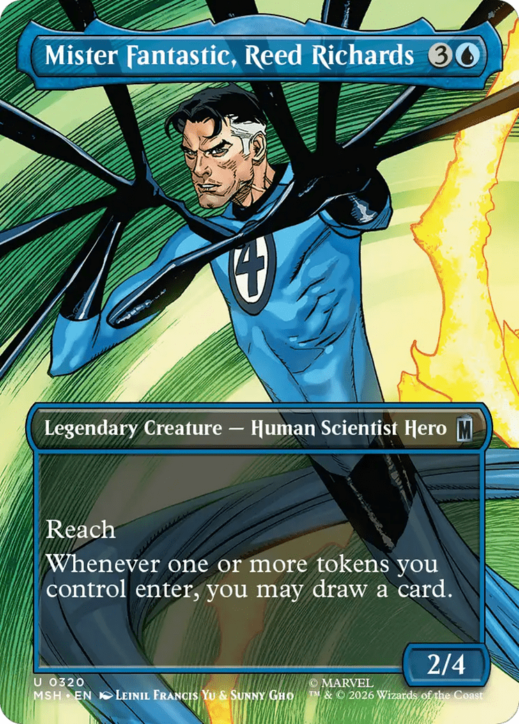 Mister Fantastic, Reed Richards (Borderless) [Marvel Super Heroes] | Multizone: Comics And Games
