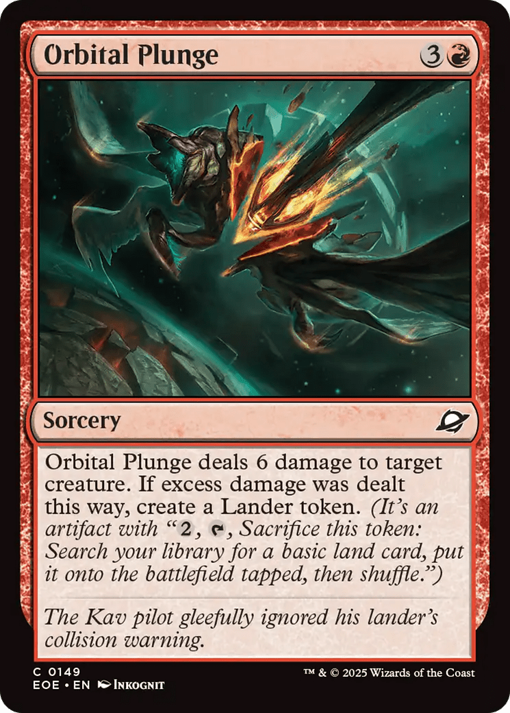 Orbital Plunge [Edge of Eternities] MTG Single Magic: The Gathering  | Multizone: Comics And Games