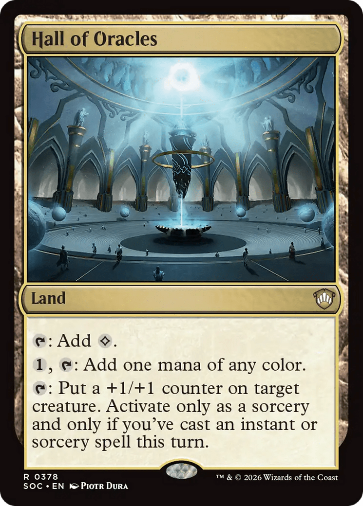 Hall of Oracles [Secrets of Strixhaven Commander] MTG Single Magic: The Gathering  | Multizone: Comics And Games
