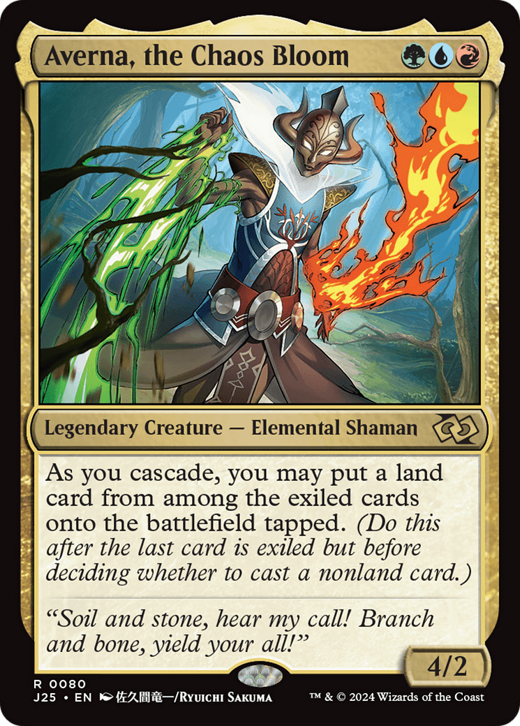 Averna, the Chaos Bloom [Foundations Jumpstart] MTG Single Magic: The Gathering  | Multizone: Comics And Games