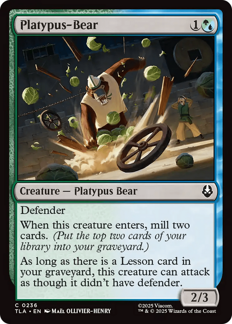 Platypus-Bear [Avatar: The Last Airbender] MTG Single Magic: The Gathering  | Multizone: Comics And Games