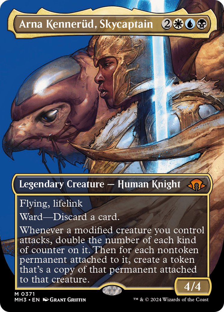 Arna Kennerud, Skycaptain (Borderless) [Modern Horizons 3] MTG Single Magic: The Gathering  | Multizone: Comics And Games