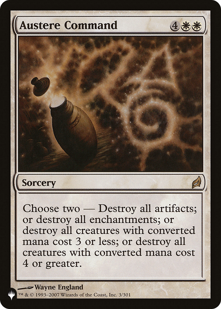 Austere Command [The List] MTG Single Magic: The Gathering  | Multizone: Comics And Games