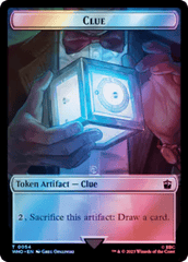 Alien // Clue (0054) Double-Sided Token (Surge Foil) [Doctor Who Tokens] MTG Single Magic: The Gathering  | Multizone: Comics And Games