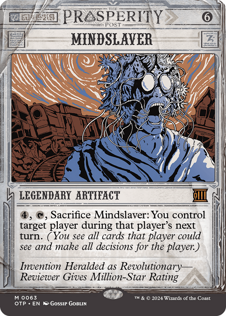 Mindslaver [Outlaws of Thunder Junction: Breaking News] MTG Single Magic: The Gathering  | Multizone: Comics And Games