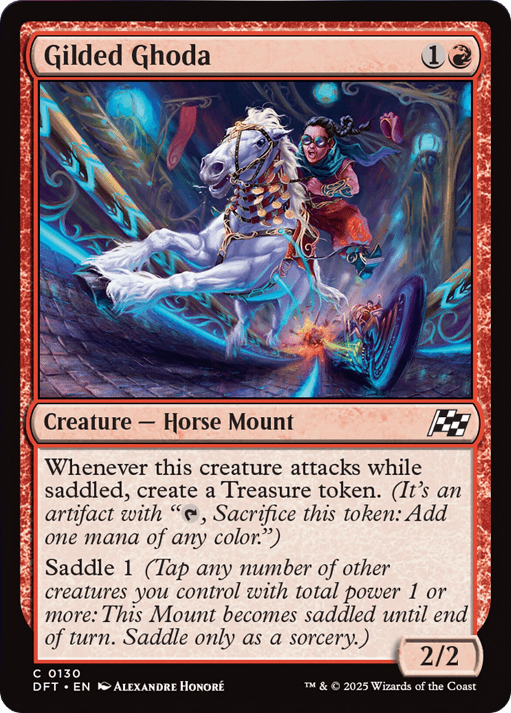 Gilded Ghoda [Aetherdrift] MTG Single Magic: The Gathering  | Multizone: Comics And Games