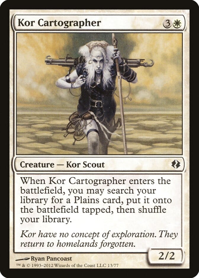 Kor Cartographer [Duel Decks: Venser vs. Koth] MTG Single Magic: The Gathering  | Multizone: Comics And Games