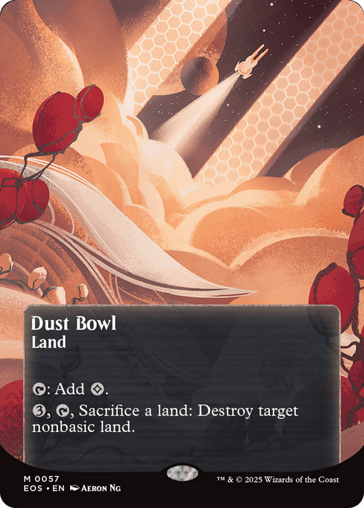 Dust Bowl (0057) (Borderless) [Edge of Eternities: Stellar Sights] MTG Single Magic: The Gathering  | Multizone: Comics And Games