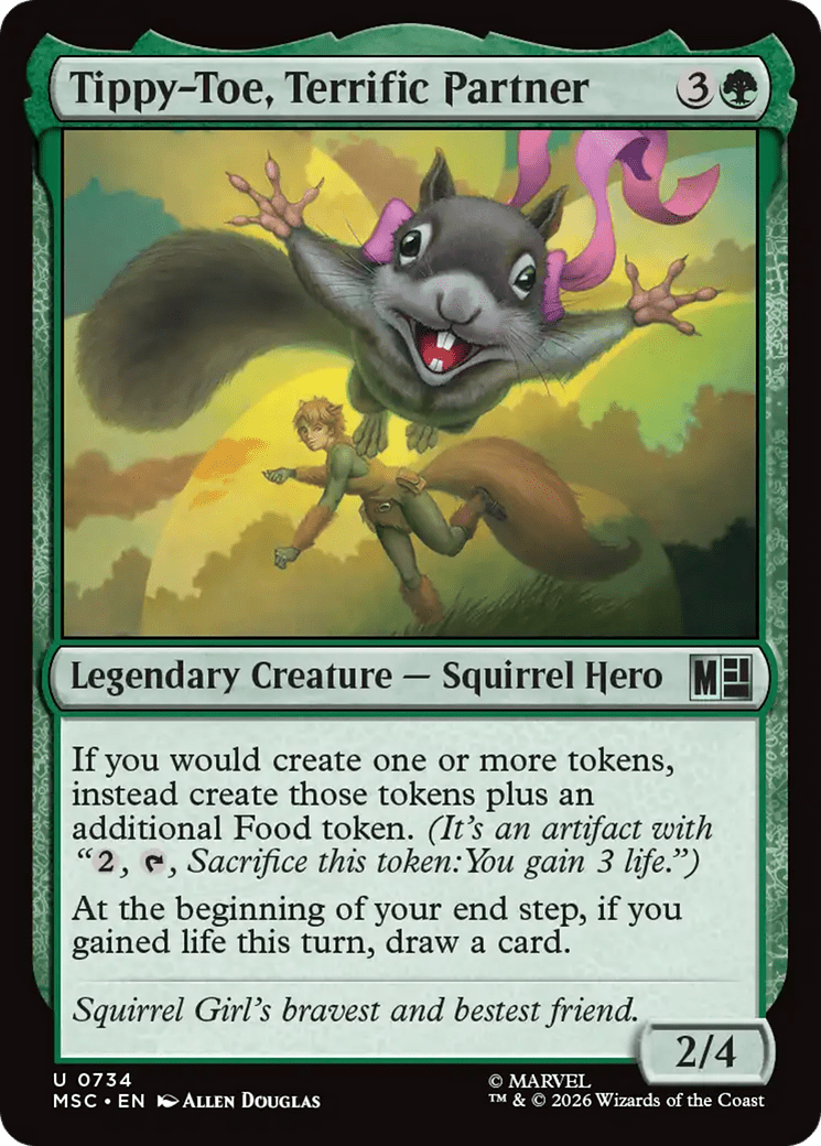 Tippy-Toe, Terrific Partner [Marvel Super Heroes Commander] MTG Single Magic: The Gathering  | Multizone: Comics And Games