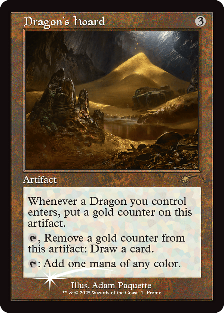 Dragon's Hoard (Retro Frame) [Wizards Play Network 2025] MTG Single Magic: The Gathering  | Multizone: Comics And Games