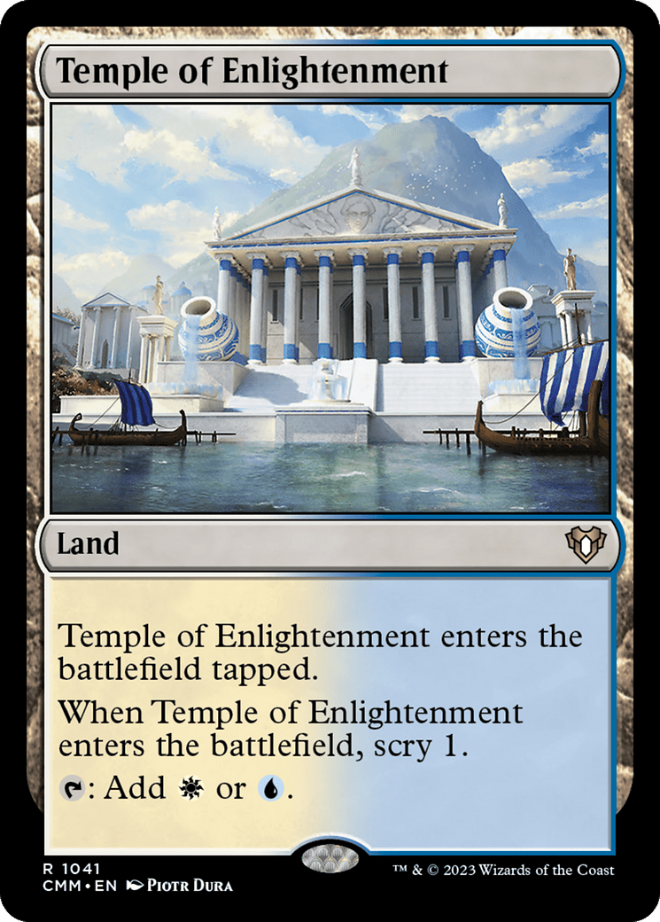 Temple of Enlightenment [Commander Masters] MTG Single Magic: The Gathering  | Multizone: Comics And Games