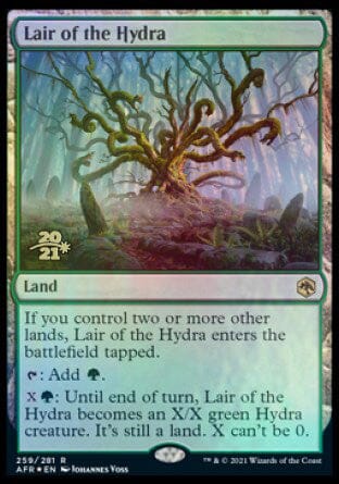 Lair of the Hydra [Dungeons & Dragons: Adventures in the Forgotten Realms Prerelease Promos] MTG Single Magic: The Gathering  | Multizone: Comics And Games