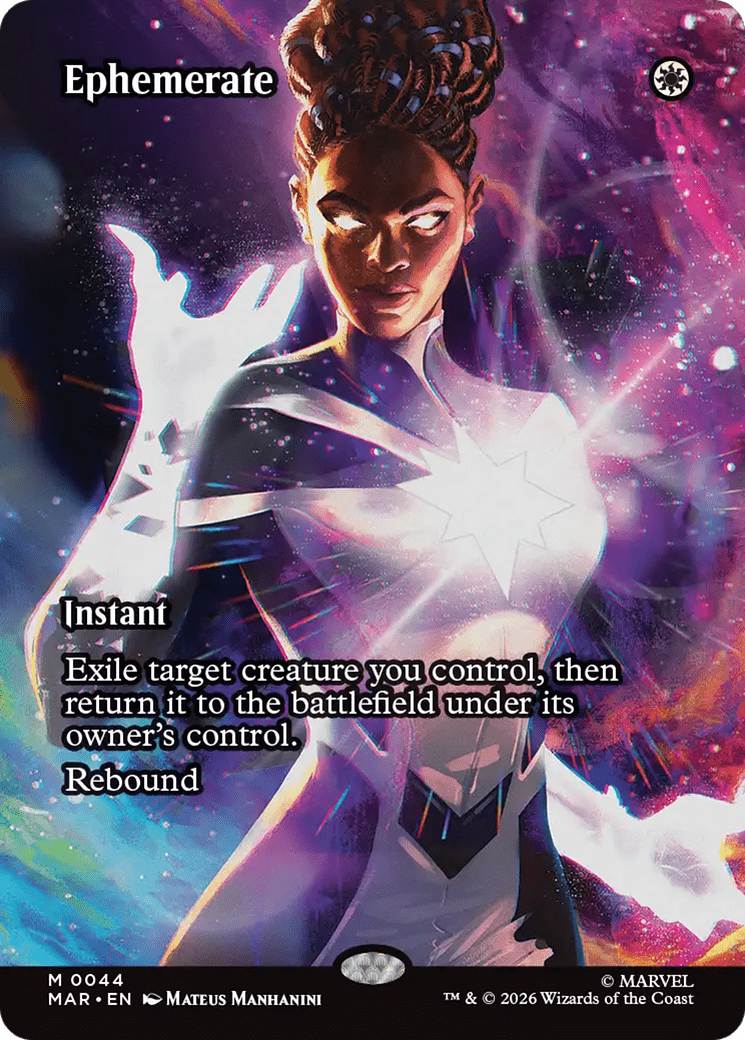 Ephemerate (Borderless) [Marvel Universe: Eternal-Legal] MTG Single Magic: The Gathering  | Multizone: Comics And Games