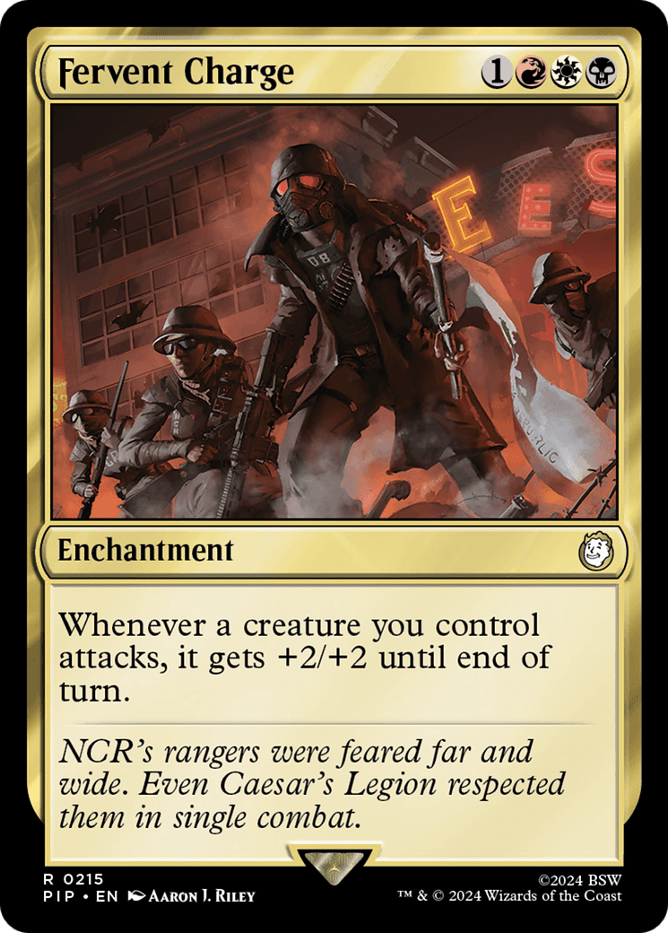 Fervent Charge [Fallout] MTG Single Magic: The Gathering  | Multizone: Comics And Games