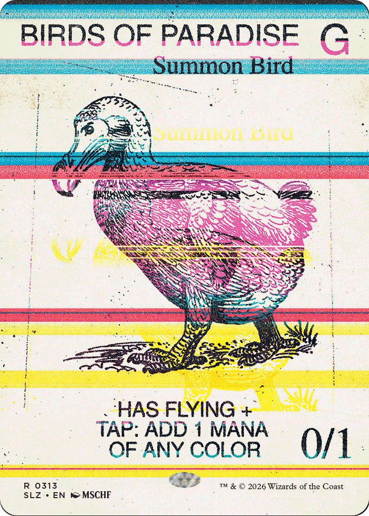 Birds of Paradise (0313) [Secret Lair x MSCHF: The Zeta Set] | Multizone: Comics And Games