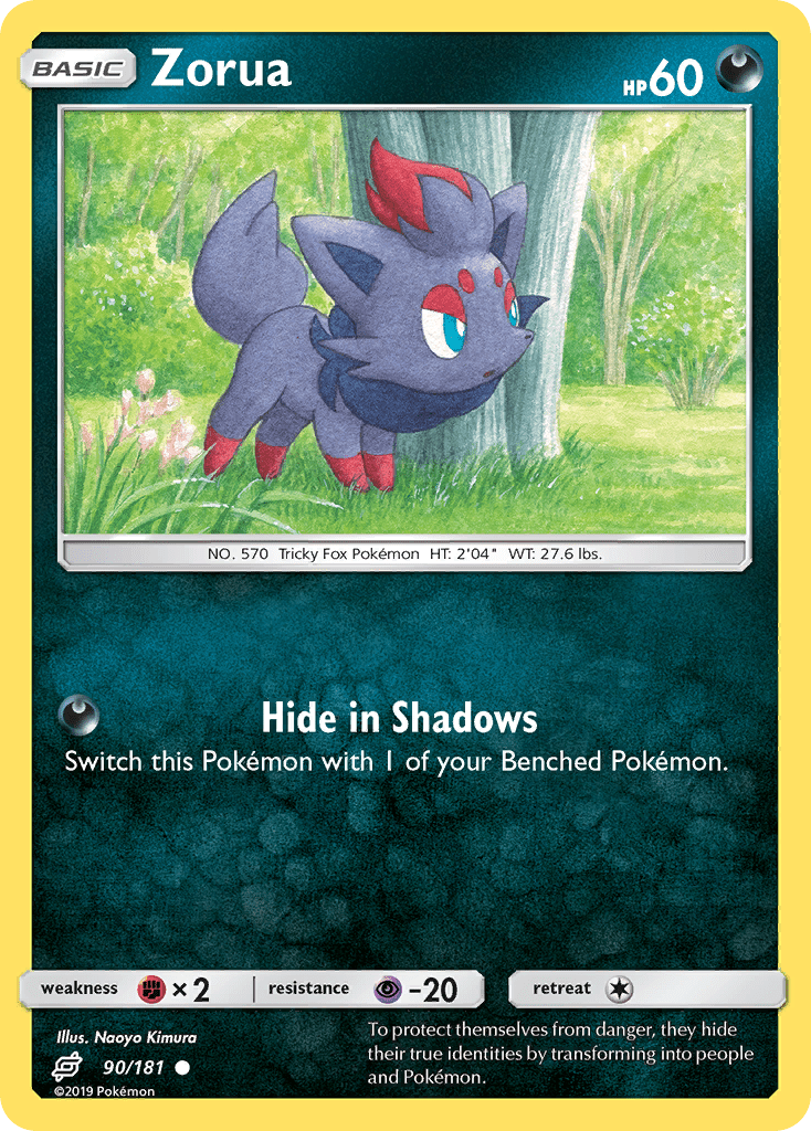 Zorua (90/181) [Sun & Moon: Team Up] Pokemon Single Pokémon  | Multizone: Comics And Games